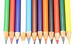 Coloured Pencils Stock Photo