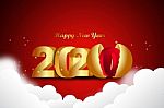 Coming Happy New Year 2020 Concept Stock Photo