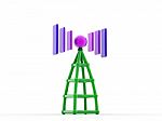 Communication Antenna Stock Photo