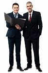 Confident Business People Posing Stock Photo