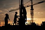 Construction Workers Stock Photo