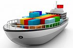 Container Ship Stock Photo