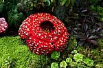 Corpse Flower Is Made Of Interlocking Plastic Bricks Toy. Corpse Flower Is The Largest Individual Flower On Earth. Stinking Corpse Lily. Scientific Name Is Rafflesia Arnoldii, Rafflesia Kerrii Stock Photo