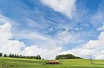 Country Farm Hokkaido Stock Photo