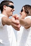 Couple Holding Hands Stock Photo