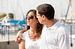 Couple Standing Stock Photo