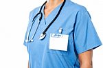 Cropped Image Of A Lady Doctor Stock Photo