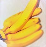 Crossed Bananas Stock Photo