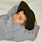 Cute Little Boy Stock Photo