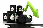 Decreasing Price Of Oil Concept Stock Photo