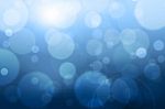 Deep Ble Sea Tone Bokeh Background Stock Photo