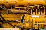 Diesel Engine Stock Photo