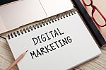 Digital Marketing Concept Stock Photo