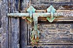 Door Abstract  Spain  Closed   Lanzarote Stock Photo