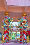 Dragon Chinese In Thailand Country Stock Photo