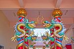 Dragon Chinese In Thailand Country Stock Photo