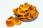 Dried Persimmons Stock Photo