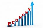 Economical Business Graph Stock Photo