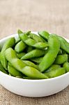 Edamame Soy Beans Stock Photo