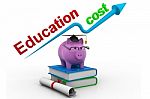 Education Costs Stock Photo