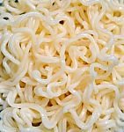 Egg Noodles, Isolated On Background Stock Photo