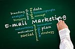 Email Marketing Concept Stock Photo