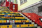 Escadaria Selaron, Rio De Janeiro, Brazil Stock Photo