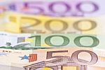 Euro Money Background Stock Photo