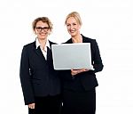 Experienced Corporate Women At Work Stock Photo