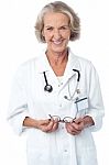 Experienced Female Medical Professional Stock Photo