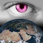 Eye Of Earth Stock Photo