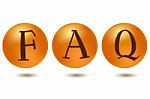 Faq Icon Stock Photo