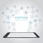 Fintech Investment Financial Internet Technology Concept Stock Photo