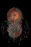 Firework In Japan Stock Photo