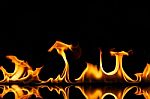 Flame Burning Hot Stock Photo