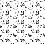 Flower Bush Seamless Pattern Stock Photo