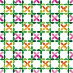 Flower Seamless Pattern Stock Photo