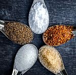 Food Ingredients And Condiment  Stock Photo