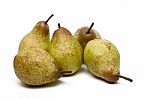 Fresh And Healthy Rock Pears Stock Photo