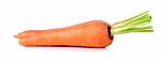 Fresh Carrot Isolated On A White Background Stock Photo