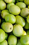 Fresh Monkey Apple Fruit Background Stock Photo