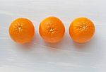 Fresh Orange Citrus Fruit On White Background Stock Photo