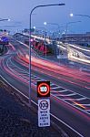 Gateway Bridge Motorway In Brisbane Stock Photo