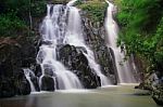 Gedangsari Waterfall Stock Photo