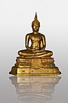 Gold Buddha Stock Photo