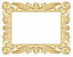 Gold Frame Stock Photo