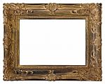 Gold Frame Stock Photo