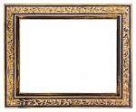 Gold Frame Stock Photo