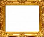 Gold Frame Stock Photo