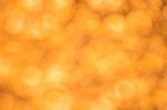 Gold Orange Brown Abstract Light Bokeh Background Stock Photo